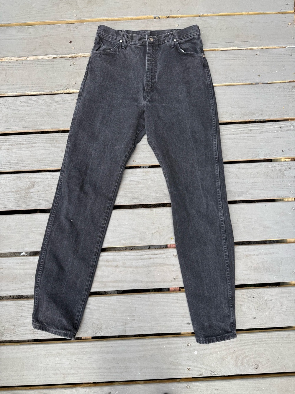 Vintage Black Wranglers - Straight Fit 34 waist